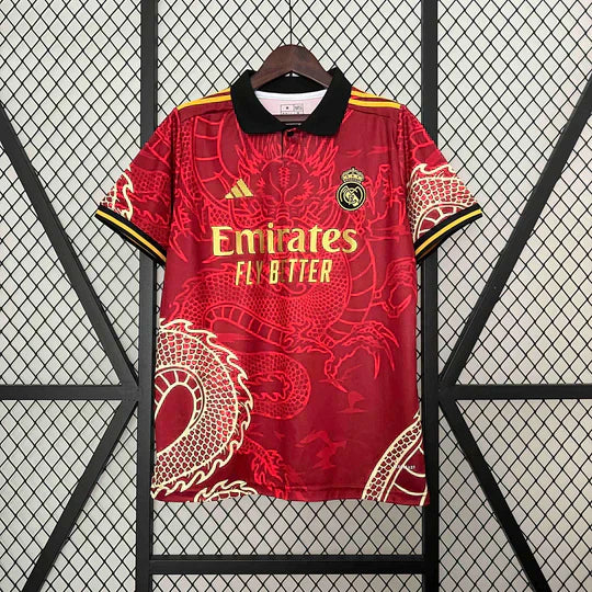 Maillot 2024/25 Real Madrid Concept Dragon Rouge