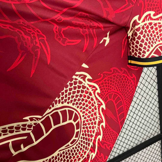 Maillot 2024/25 Real Madrid Concept Dragon Rouge