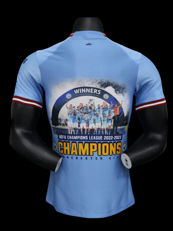 Maillots joueur Manchester City