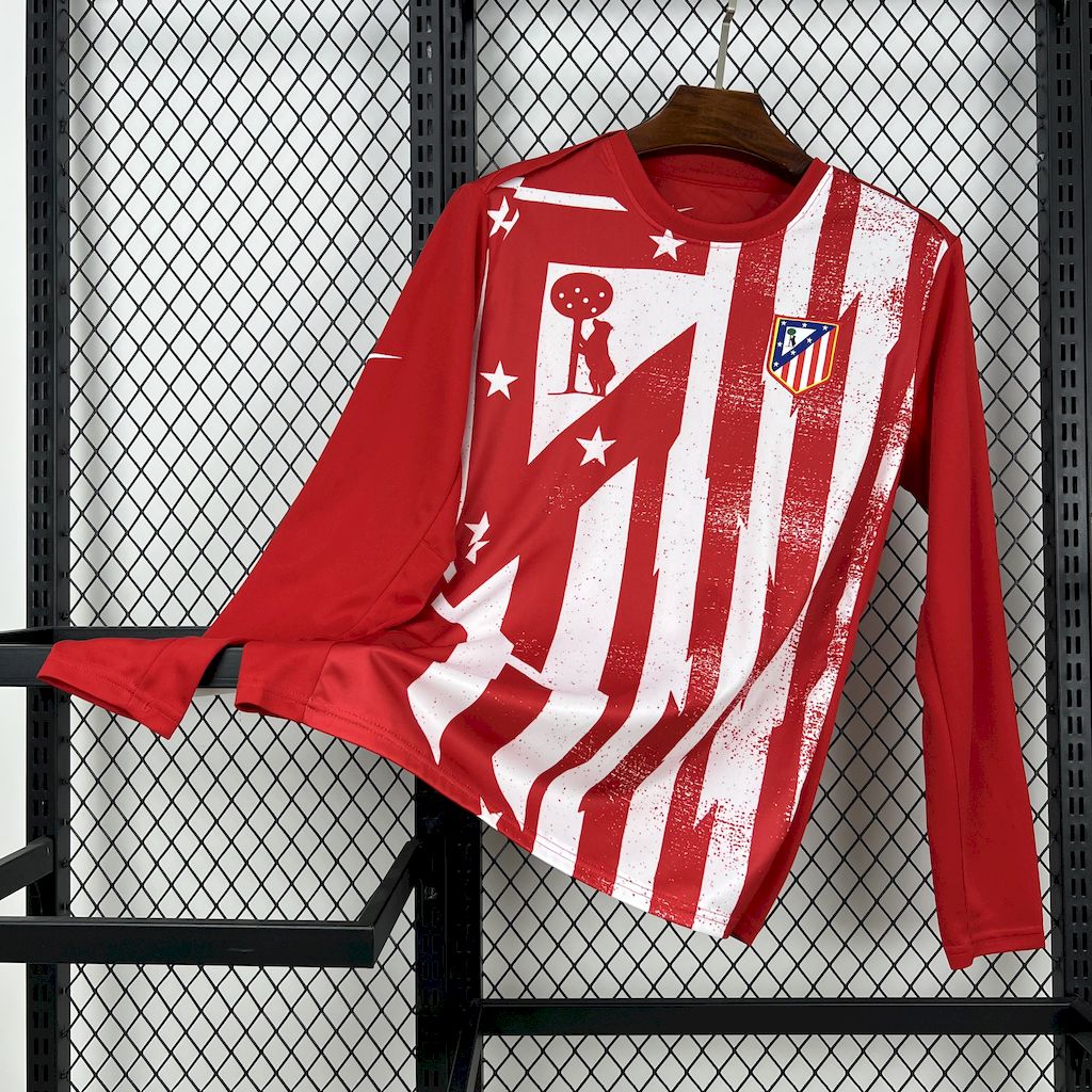 Maillot Atletico Madrid manches longues 2025-26 entrainement
